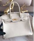 Сумка Hermes Birkin White 35 cm